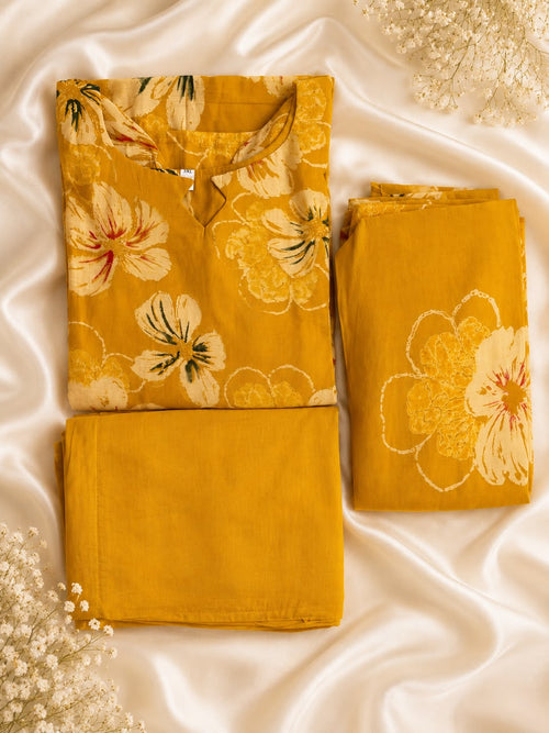 3 Piece Mustard Yellow Set