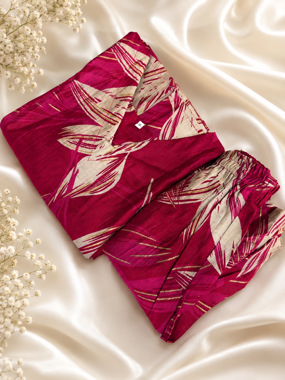 Floral Wine Co-ord Set