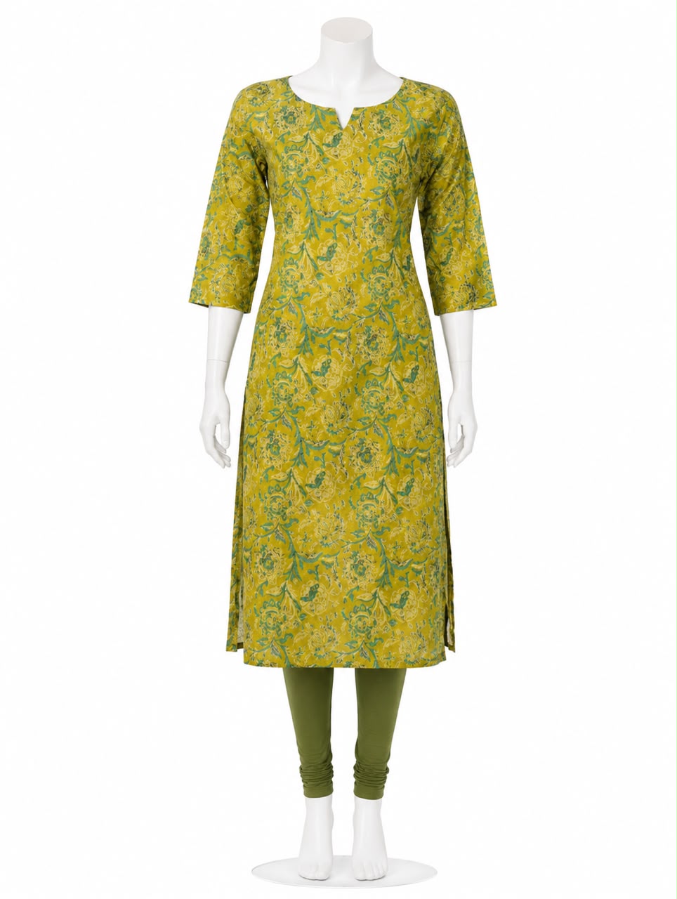 Green Cotton Kurti
